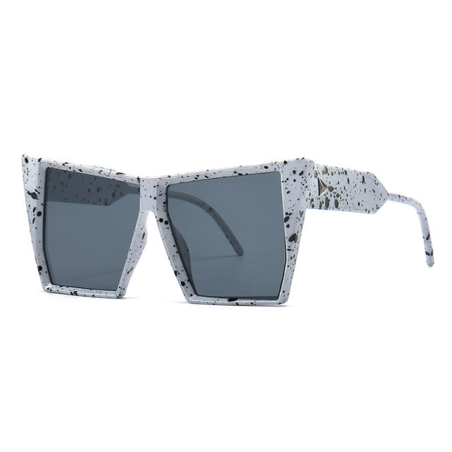 Personality large frame irregular shape sunglasses
