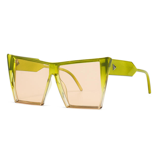 Personality large frame irregular shape sunglasses