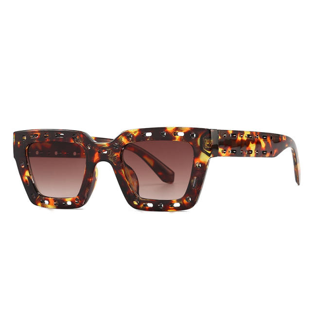 INS design hollow out frame personality sunglasses