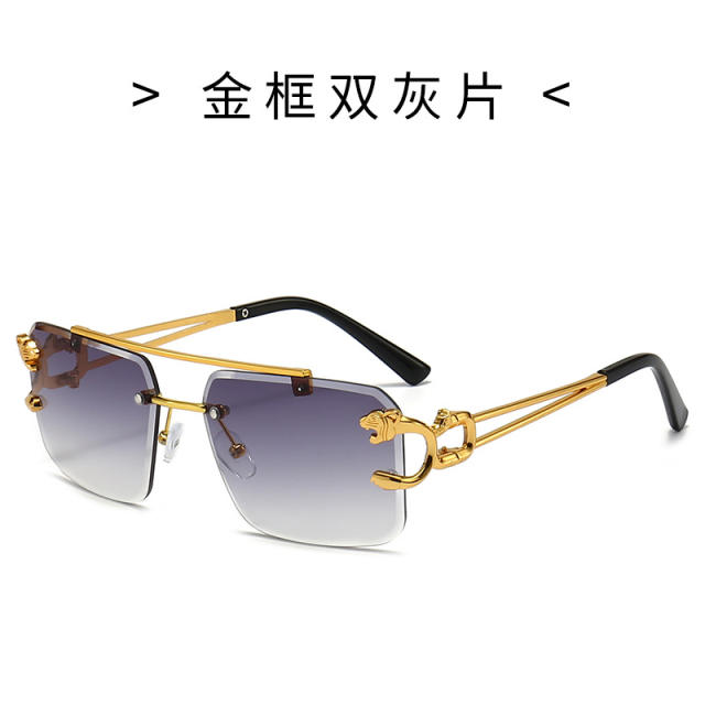 Popular rimless sunglasses