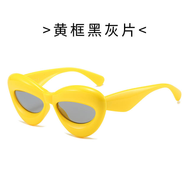 Personality Y2K candy color funny sunglasses