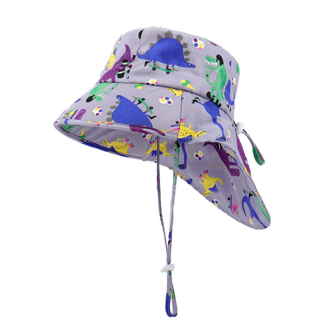 Cartoon summer sun hat for kids