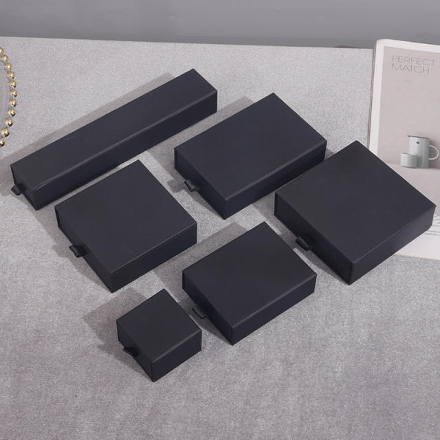 Multi color size paper jewelry box small gift box