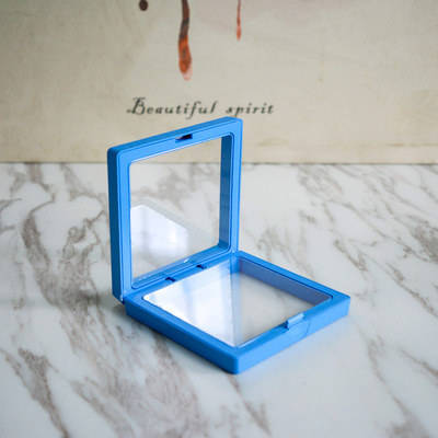 Candy color multi size PE clear jewelry display box