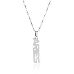 18K gold plated stainless steel zodiac pendant necklace