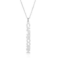 18K gold plated stainless steel zodiac pendant necklace