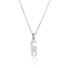 18K gold plated stainless steel zodiac pendant necklace