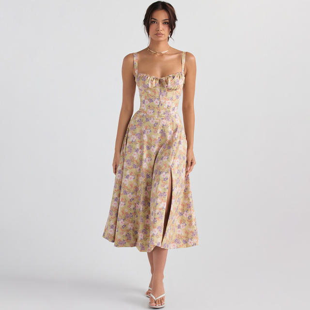 Holiday trend sexy backless maxi dress