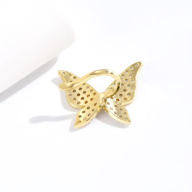 Diamond butterfly copper ear cuff(1pcs price)