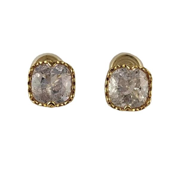 Delicate cubic zircon copper clip on earrings