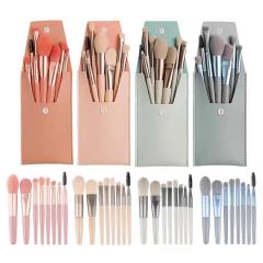 8pcs colorful makeup brushes set