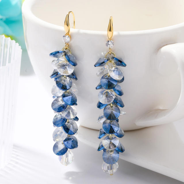 Hot sale austrian crystal drop earrings