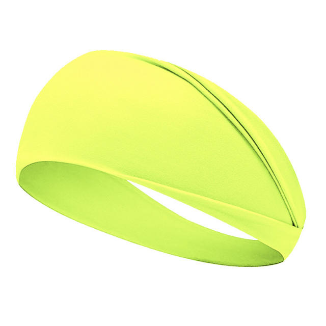 Summer fluorescent color sports yoga headband