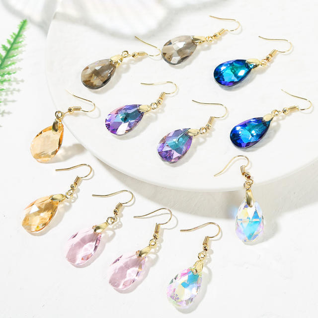 Hot sale austrian crystal drop earrings