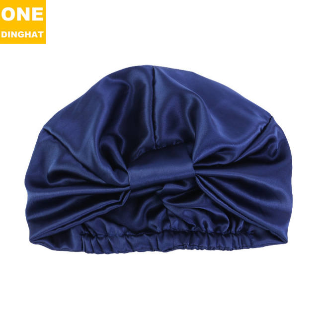 Color matching satin bonnets