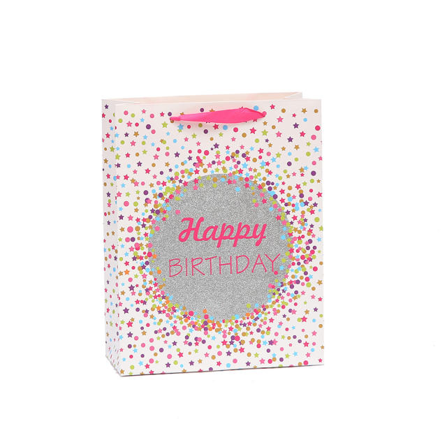 Happy birthday paper bag gift bag