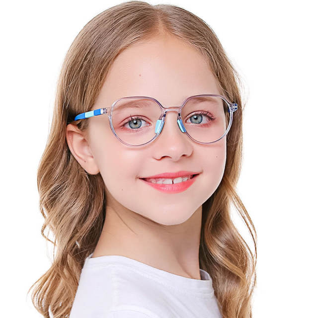 Blue light glasses for children with soft legs