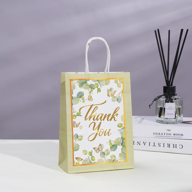 INS trend thank you letter kraft paper bag gift bag