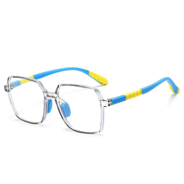 TR90 candy color blue light children glasses