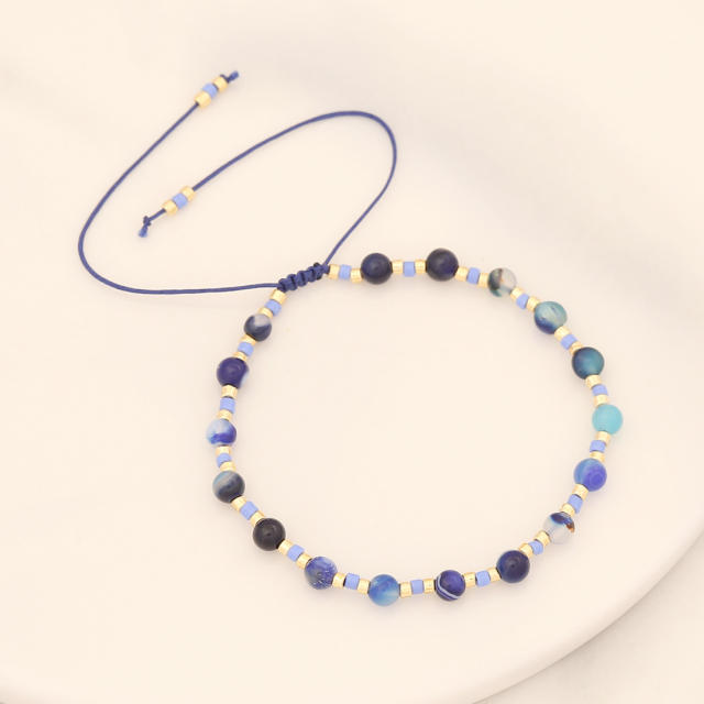 Boho colorful bead bracelet