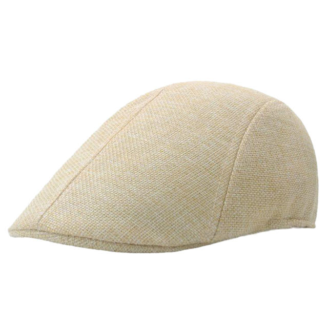 Imitation hemp material Beret for men