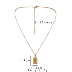 Hot sale his queen her king stainless steel pendant couple necklace
