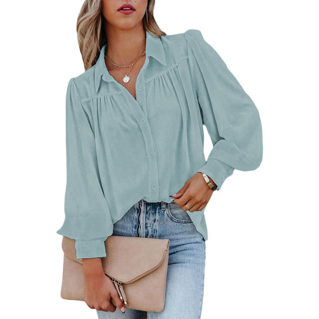 Summer Plain color women blouse