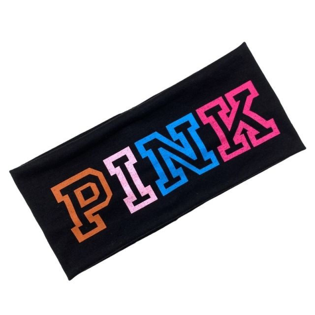 Y2K hot sale pink letter elastic headband