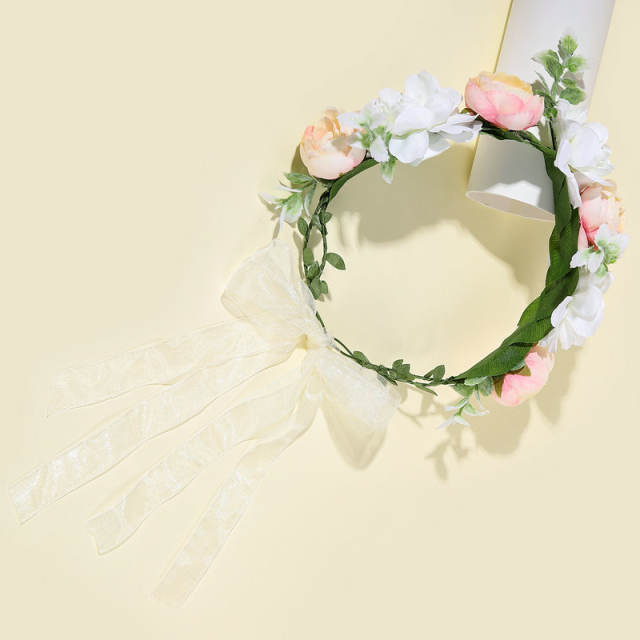 Flower crown headband