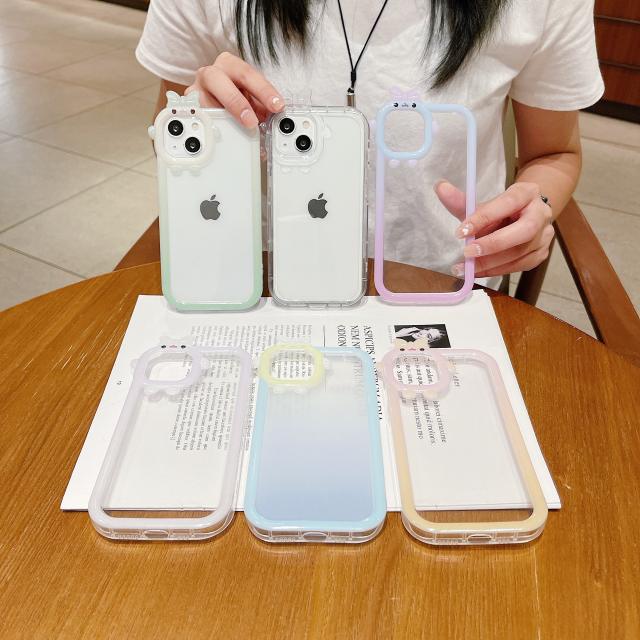 Cute master frost clear phone case for iphone