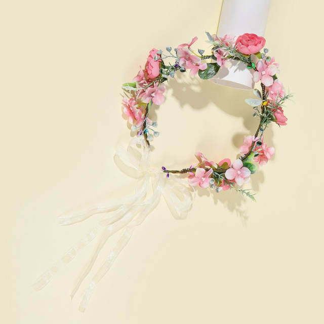 Flower crown headband