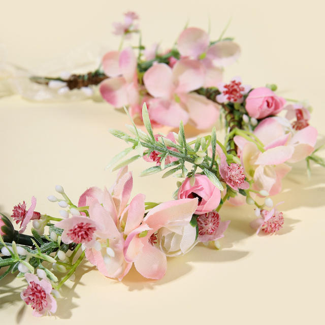 Flower crown headband