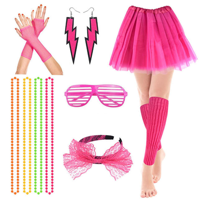 80s party and ball personality decoration set