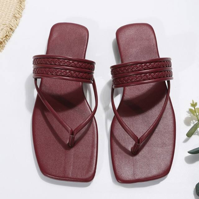 Summer design flat slippers flip flops