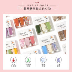 3 color mixing sweet nail polish set