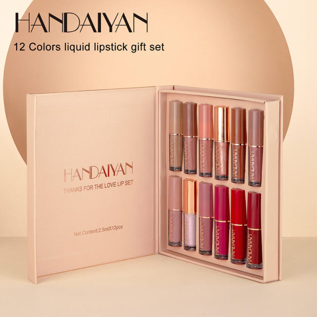 12PCS popular lip gloss set