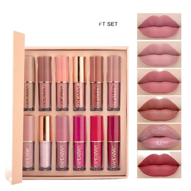 12PCS popular lip gloss set