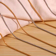 18KG simple stainless steel chain necklace waist chain anklet bracelet