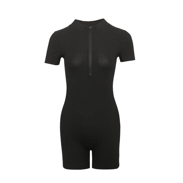 Black color sports rompers