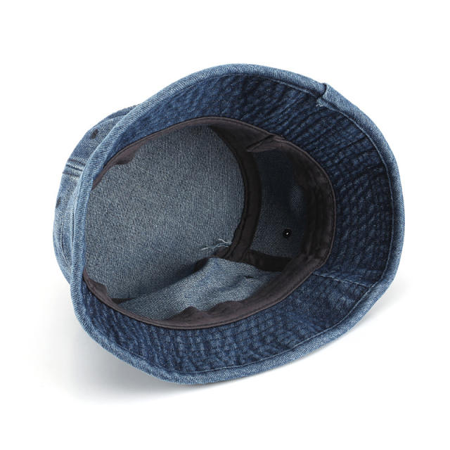 Korean fashion denim bucket hat