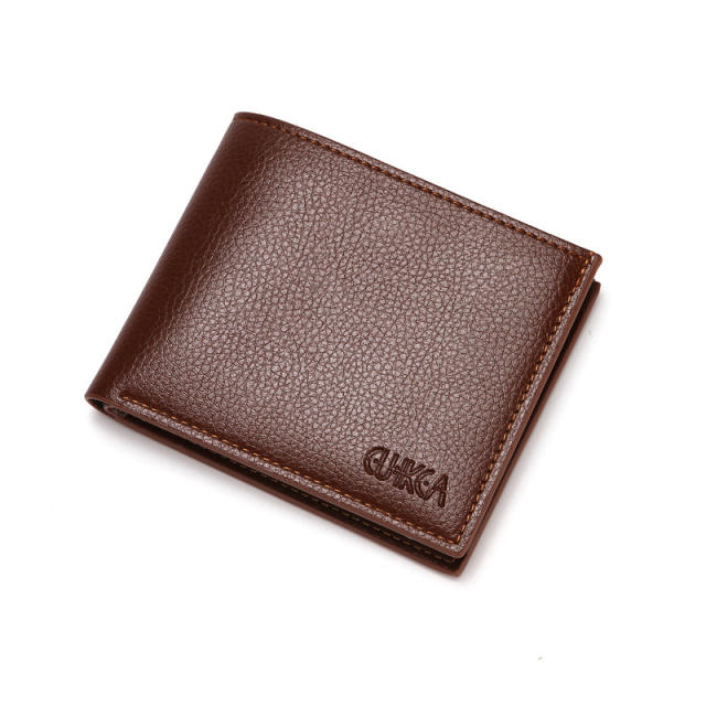 PU leather men wallet