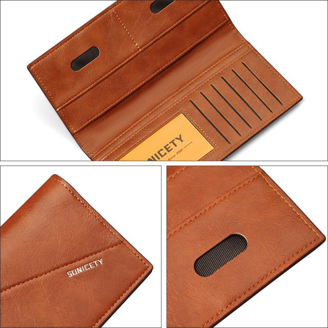 Multi function RFID wallet for men