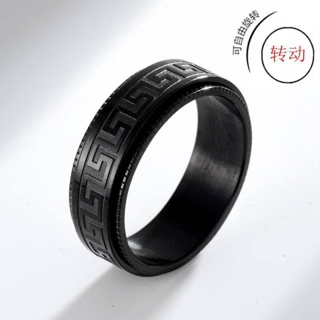 Hot sale Viking stainless steel fidget rings for men