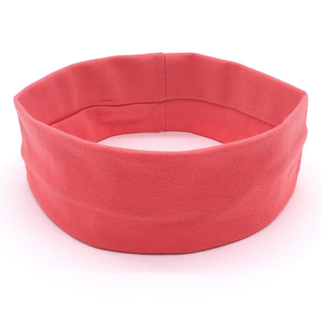 Plain color sports headband