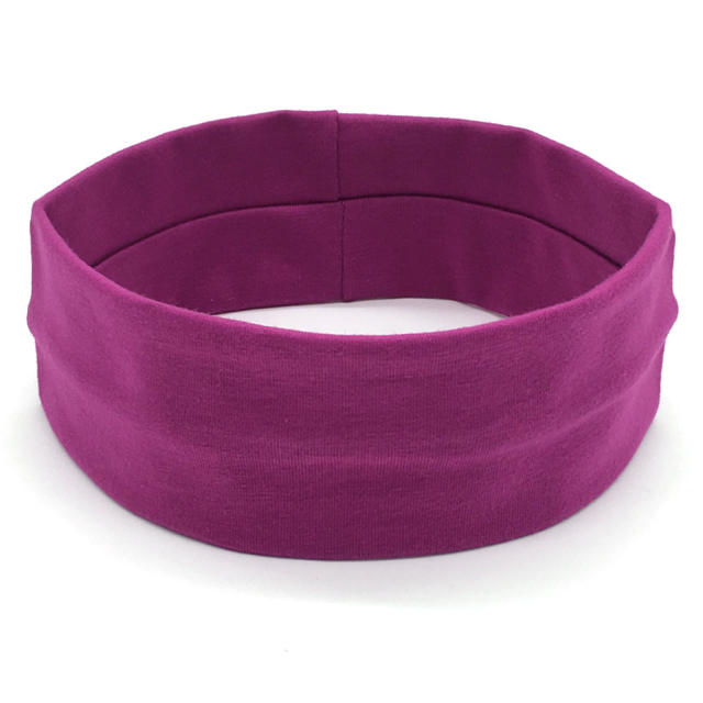 Plain color sports headband