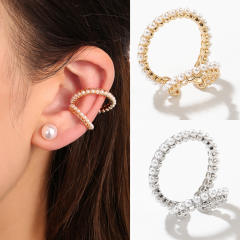 Personality pearl bead copper ear cuff(1pcs price)