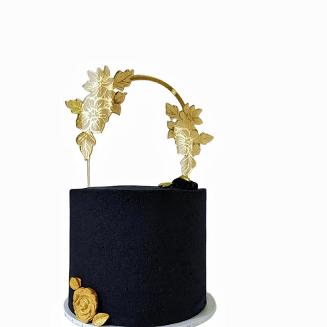 New design acrylic happy birthday cake toppers