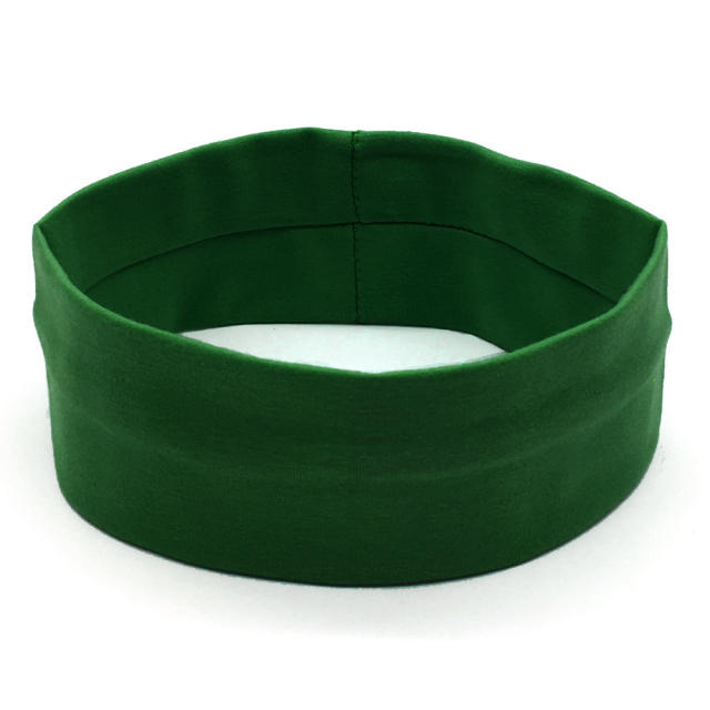 Plain color sports headband