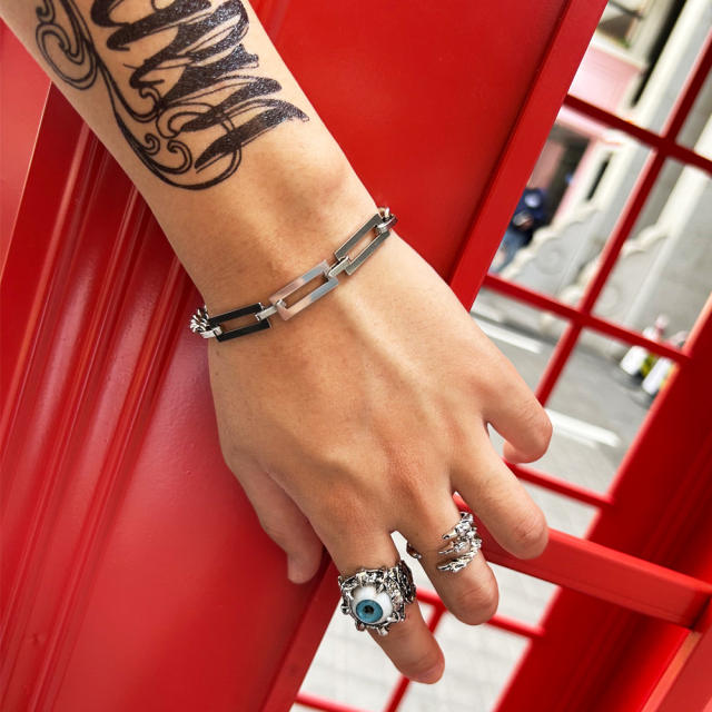 Hot sale stainless steel chain bracelet for men