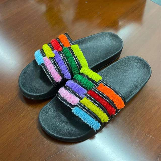 Summer casual colorful slippers